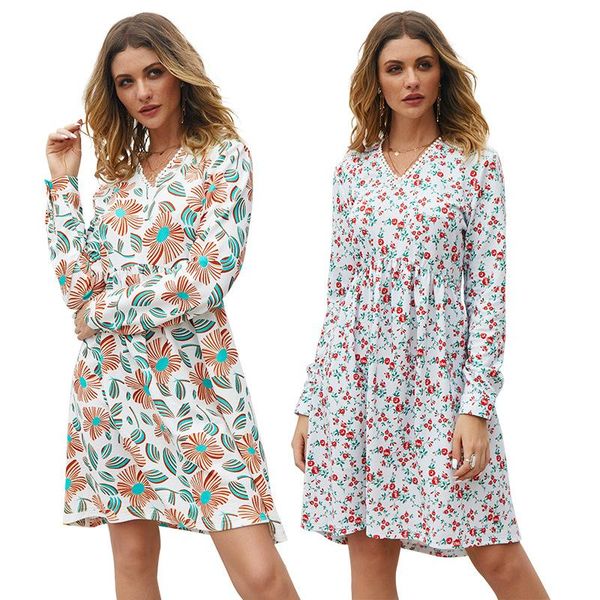 casual dresses elegant floral autumn dress women 2021 fashion v-neck loose boho long sleeve slim plus size vestidos robe femme, Black;gray
casual dresses elegant floral autumn dress women 2021 fashion v-neck loose boho long sleeve slim plus size vestidos robe femme, Black;gray