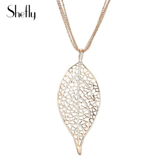 pendant necklaces shefly design leaf necklace statement hollow clear austria crystal jewelry trendy for women collier femme, Silver
pendant necklaces shefly design leaf necklace statement hollow clear austria crystal jewelry trendy for women collier femme, Silver