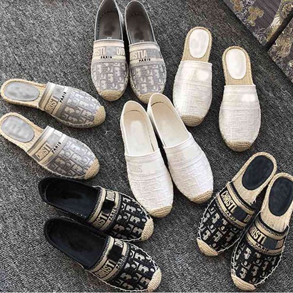 spring and autumn new embroidered fisherman's shoes women's casual flat bottomed semi slippers one foot grass woven four, Black
spring and autumn new embroidered fisherman's shoes women's casual flat bottomed semi slippers one foot grass woven four, Black