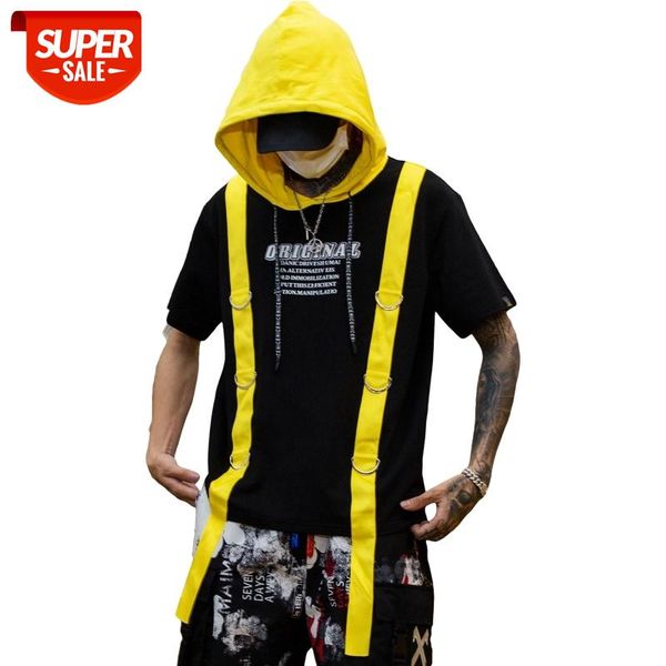 western fashionable brand high street stylish pullover mens hooded short-sleeve sweatshirts hip hop summer casual ribbon hoodies #oh3j, Black
western fashionable brand high street stylish pullover mens hooded short-sleeve sweatshirts hip hop summer casual ribbon hoodies #oh3j, Black
