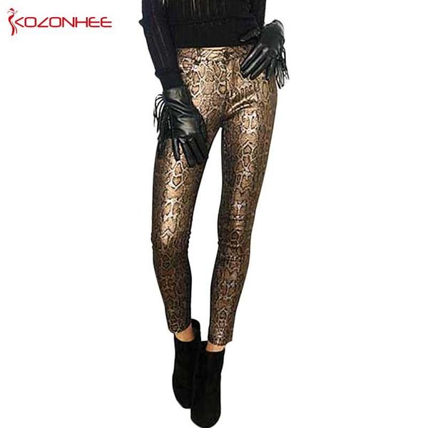 women's pants & capris fashion stretch gold snake pu leather women mid-waist female elasticity tights pencil plus size 9, Black;white
women's pants & capris fashion stretch gold snake pu leather women mid-waist female elasticity tights pencil plus size 9, Black;white