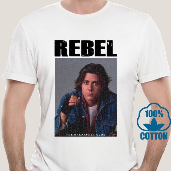 men's t-shirts 6813a the breakfast club judd nelson outlaw t shirt classic movie, White;black
men's t-shirts 6813a the breakfast club judd nelson outlaw t shirt classic movie, White;black