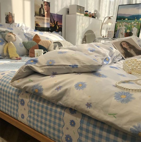 bedding sets classic pastoral blue flower plaid set girl,cotton twin full home textile bed sheet pillow case quilt cover
bedding sets classic pastoral blue flower plaid set girl,cotton twin full home textile bed sheet pillow case quilt cover