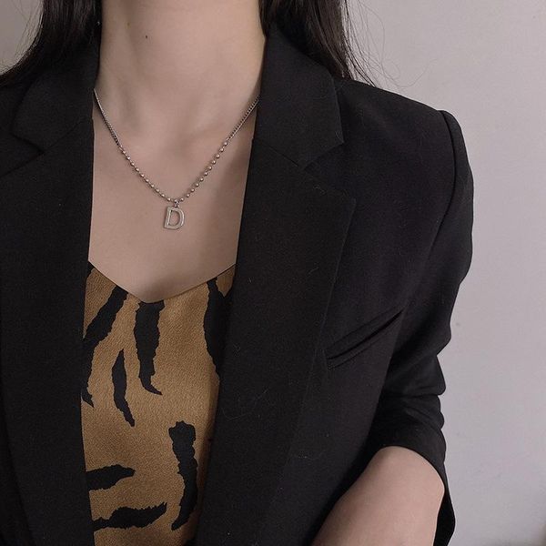 chains 925 sterling silver letter d round choker women necklace simplicity fine woman jewelry accessories temperament women's necklaces
chains 925 sterling silver letter d round choker women necklace simplicity fine woman jewelry accessories temperament women's necklaces