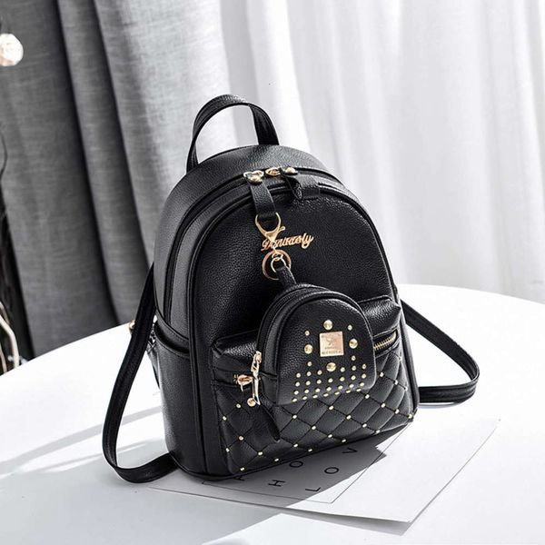 hbp women's bag 2019 rivet fashion student backpack