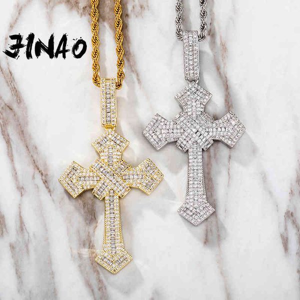 jinao new hip hop personality iced out aaa+rec cz cross penadant necklace men and women jewelry for gift x0509, Black
jinao new hip hop personality iced out aaa+rec cz cross penadant necklace men and women jewelry for gift x0509, Black