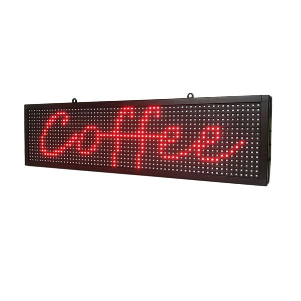 led single color sign display programmable rolling message 26''x8'' with wifi connection for business advertising board
led single color sign display programmable rolling message 26''x8'' with wifi connection for business advertising board