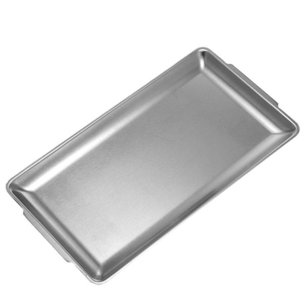 dishes & plates 1pc stainless steel oblong barbecue pan practical dish plate sushi storage
dishes & plates 1pc stainless steel oblong barbecue pan practical dish plate sushi storage