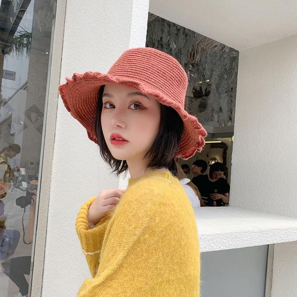 wide brim hats japanese fashion solid color knitting hat korea women autumn winter casual weave bucket vintage warm, Blue;gray
wide brim hats japanese fashion solid color knitting hat korea women autumn winter casual weave bucket vintage warm, Blue;gray