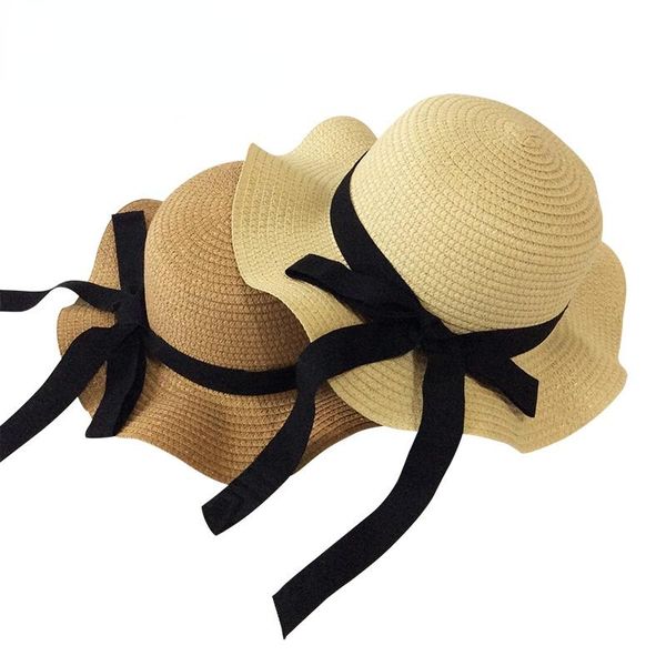 caps & hats girls summer cap black ribbon decorate wavy straw hat for children panama kids sun baby beach, Yellow
caps & hats girls summer cap black ribbon decorate wavy straw hat for children panama kids sun baby beach, Yellow