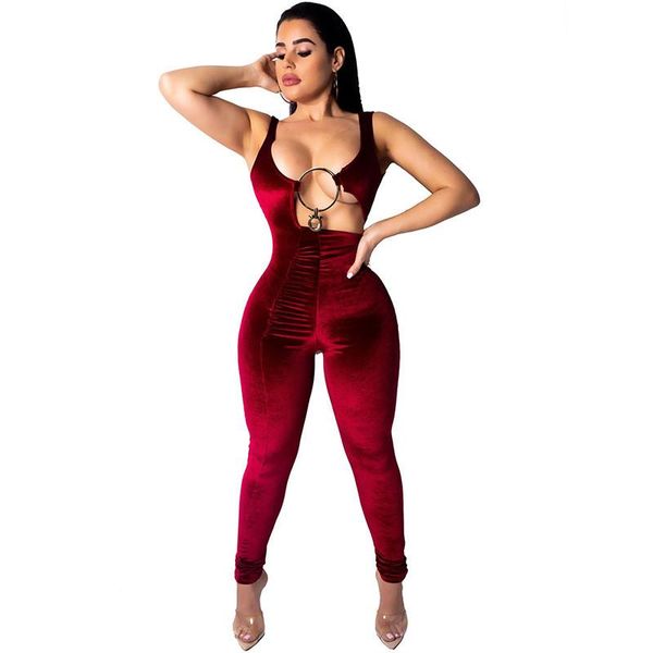 women's jumpsuits & rompers big ring velvet jumpsuit romper women sleeveless tank hollow out skinny bodycon nightclub female backless o, Black;white
women's jumpsuits & rompers big ring velvet jumpsuit romper women sleeveless tank hollow out skinny bodycon nightclub female backless o, Black;white