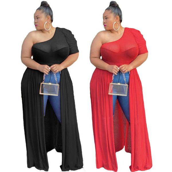 plus size t-shirt wholesale drop solid skew collar single sleeve mesh street wear crop xl-4xl chiffon, Black
plus size t-shirt wholesale drop solid skew collar single sleeve mesh street wear crop xl-4xl chiffon, Black