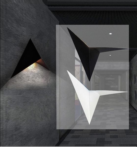 creative triangle wall lamp 85-265v 3w led wall light modern home l restaurant aisle background lighting
creative triangle wall lamp 85-265v 3w led wall light modern home l restaurant aisle background lighting