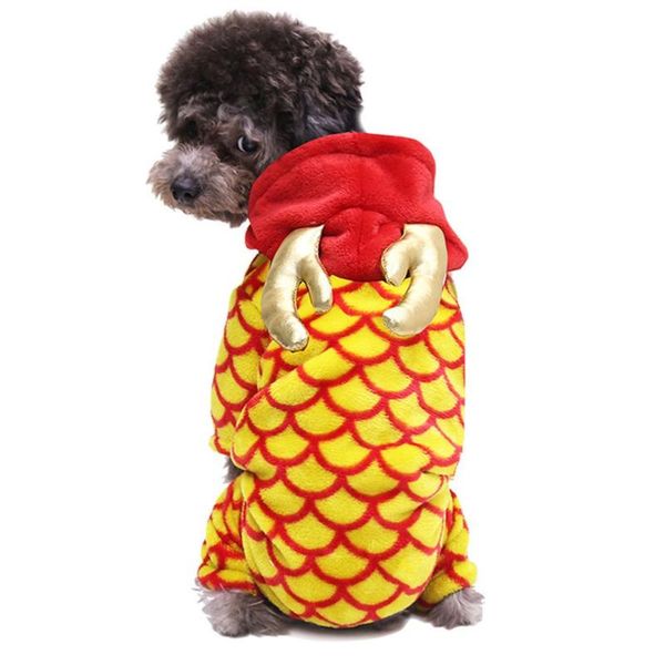dog clothes festive new year dragon transformation clothes flannel cotton coat puppy four-legged
dog clothes festive new year dragon transformation clothes flannel cotton coat puppy four-legged