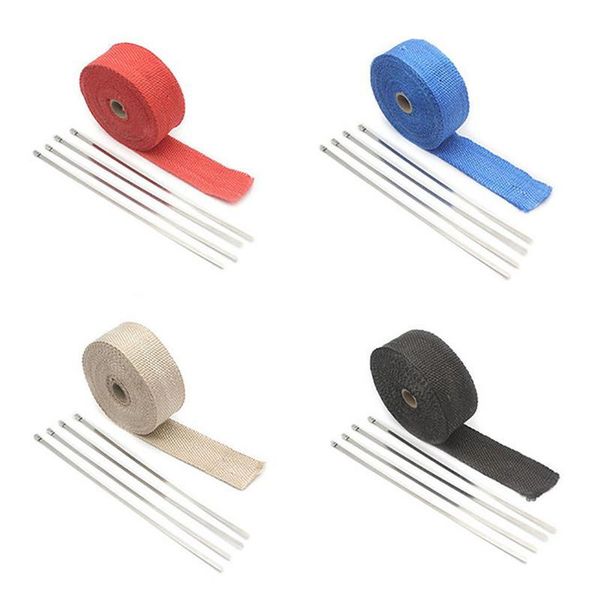 motorcycle exhaust system 1pcs automobile pipe thermal insulator wrapping tape made from fiberglass accessories
motorcycle exhaust system 1pcs automobile pipe thermal insulator wrapping tape made from fiberglass accessories