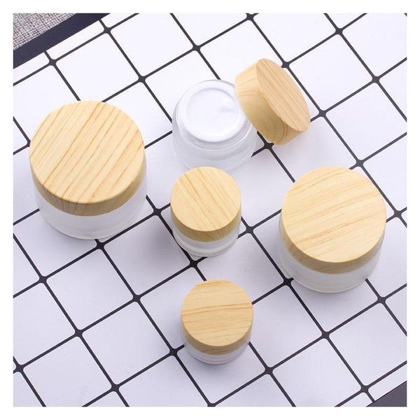 frosted glass cream jar with wood lid makeup skin care lotion pot cosmetic container packaging bottles 5g 10g 15g 30g 50g
frosted glass cream jar with wood lid makeup skin care lotion pot cosmetic container packaging bottles 5g 10g 15g 30g 50g