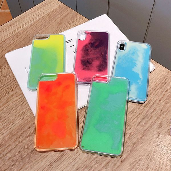 luxury glitter luminous neon sand phone case for iphone 11pro max se 6 7 8plus x xs max xr liquid quicksand glow dark soft cover
luxury glitter luminous neon sand phone case for iphone 11pro max se 6 7 8plus x xs max xr liquid quicksand glow dark soft cover