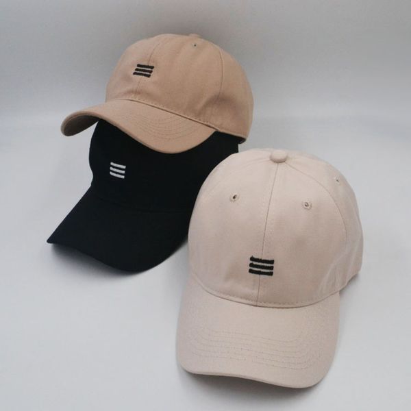 simple chic hat girls' three bar baseball cap men's soft leisure curved brim cap trendy brand summer, Blue;gray
simple chic hat girls' three bar baseball cap men's soft leisure curved brim cap trendy brand summer, Blue;gray