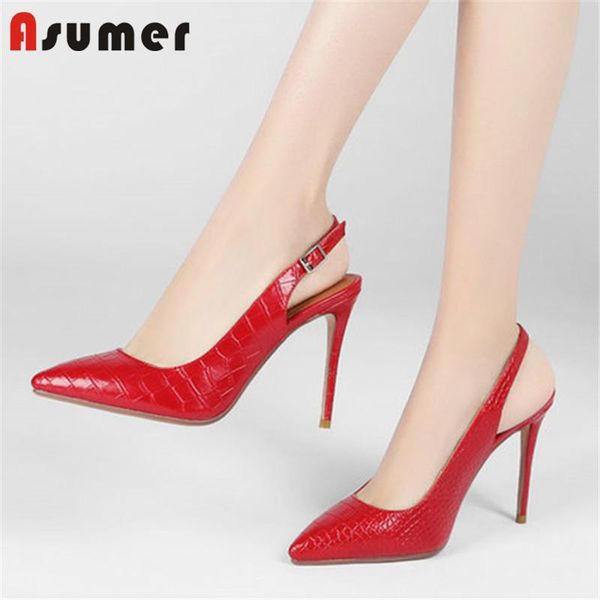 asumer 2021 red party wedding shoes women pumps slingback buckle pointed toe shoes thin high heels ladies big size, Black
asumer 2021 red party wedding shoes women pumps slingback buckle pointed toe shoes thin high heels ladies big size, Black