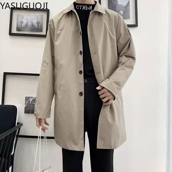 men's trench coats yasuguoji 2021 casual single breasted long parka men windbreaker mens oversize windproof tooling jackets man clothin, Tan;black
men's trench coats yasuguoji 2021 casual single breasted long parka men windbreaker mens oversize windproof tooling jackets man clothin, Tan;black