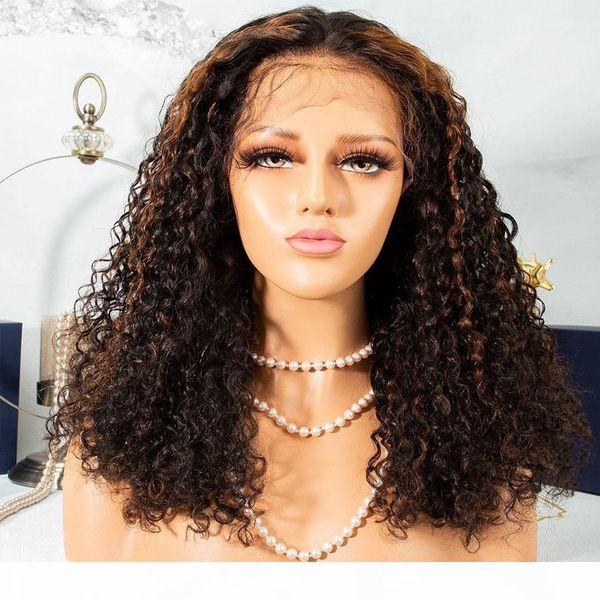 360 highlights blonde 13x6 lace front human hair wigs pre plucked natural hairline full lace transparent lace brown curly wig with baby hair, Black
360 highlights blonde 13x6 lace front human hair wigs pre plucked natural hairline full lace transparent lace brown curly wig with baby hair, Black