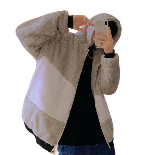 men's wool & blends 2021 jacket lamb coat autumn winter loose trend versatile casual tidal current streetwear the price of, Black
men's wool & blends 2021 jacket lamb coat autumn winter loose trend versatile casual tidal current streetwear the price of, Black