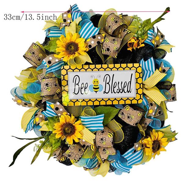 decorative flowers & wreaths simulation leaf bee sunflowerwreath artificial garland hanging pendants wedding home decor ornaments easter dec
decorative flowers & wreaths simulation leaf bee sunflowerwreath artificial garland hanging pendants wedding home decor ornaments easter dec