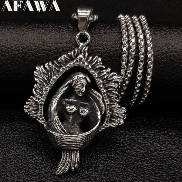 pendant necklaces 2021 fashion gothic mermaid stainless steel men silver color long necklace jewelry collares hombre n19116
pendant necklaces 2021 fashion gothic mermaid stainless steel men silver color long necklace jewelry collares hombre n19116