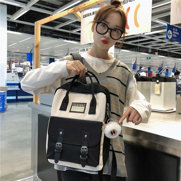 school bags large capacity women nylon backpack candy color waterproof teenagers girl lappack female contrast rucksack
school bags large capacity women nylon backpack candy color waterproof teenagers girl lappack female contrast rucksack