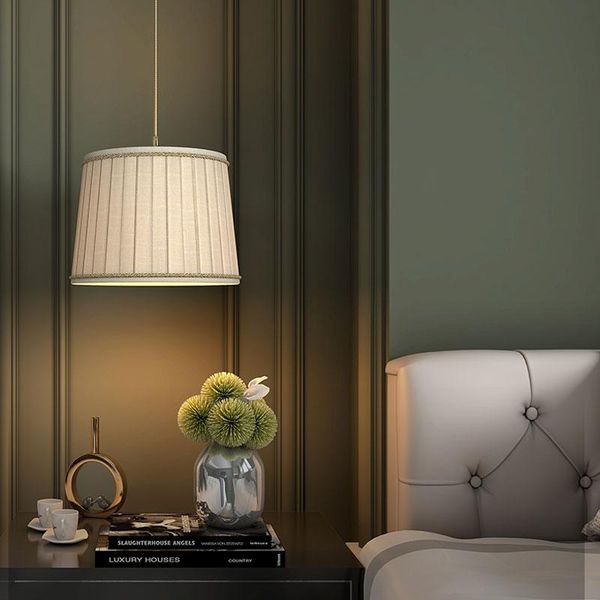 pendant lamps nordic retro fabric light led bedroom bedside hanging lamp study room living dining decorative fixtures
pendant lamps nordic retro fabric light led bedroom bedside hanging lamp study room living dining decorative fixtures