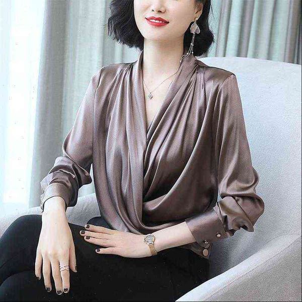 loose slimming womens shirts pleated shirt female button decoration stitching v neck long sleeve design pullover blouses women spring, White
loose slimming womens shirts pleated shirt female button decoration stitching v neck long sleeve design pullover blouses women spring, White