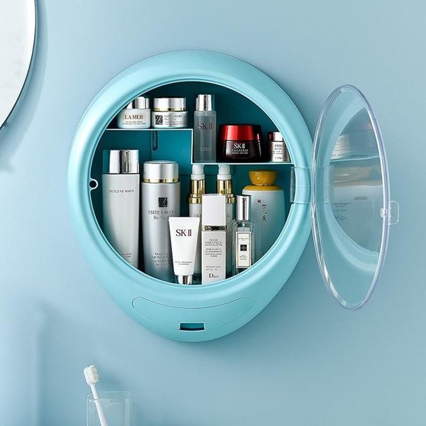 storage boxes & bins waterproof round wall-mounted cosmetic box jewelry bathroom wash tool big capacity skin care plastic drawer
storage boxes & bins waterproof round wall-mounted cosmetic box jewelry bathroom wash tool big capacity skin care plastic drawer