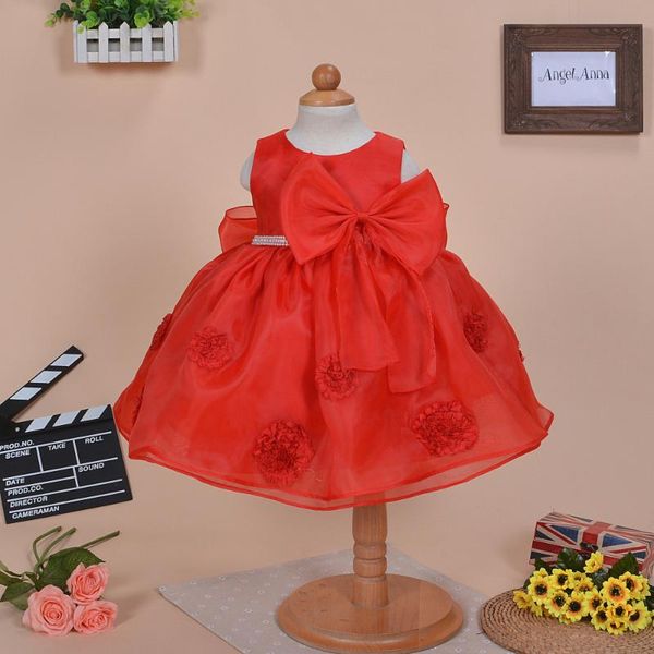 girl's dresses bow baby girl baptism birthday party dress for girls infant princess wedding 0-2 years, Red;yellow
girl's dresses bow baby girl baptism birthday party dress for girls infant princess wedding 0-2 years, Red;yellow