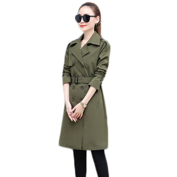women's trench coats plus size women 2021 long spring large belt female coat loose casual slim ladies overcoat double-breasted f031, Tan;black
women's trench coats plus size women 2021 long spring large belt female coat loose casual slim ladies overcoat double-breasted f031, Tan;black