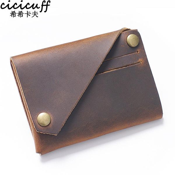 card holders handmade crazy horse genuine leather holder small business cards wallet case coin purse id, Brown;gray
card holders handmade crazy horse genuine leather holder small business cards wallet case coin purse id, Brown;gray