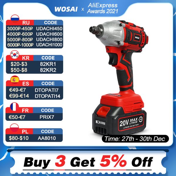 wosai 20v cordless brushless electric wrench impact wrench socket wrench 320n.m li-ion battery hand drill installation
wosai 20v cordless brushless electric wrench impact wrench socket wrench 320n.m li-ion battery hand drill installation