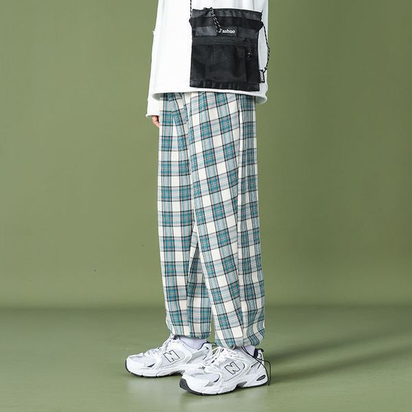 2021 new spring summer plaid men's fashion retro casual men streetwear korean hip-hop straight wide-leg pants mens trousers 7lnv, Black
2021 new spring summer plaid men's fashion retro casual men streetwear korean hip-hop straight wide-leg pants mens trousers 7lnv, Black