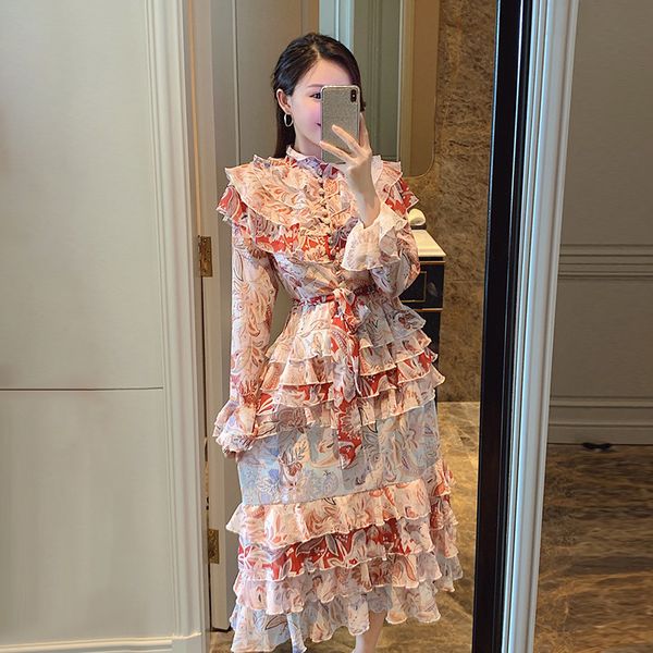 dressed in french style 2021 new autumn heavy industry half a turtleneck ruffled cake long chiffon kawaii women's dress g9ua, Black;gray
dressed in french style 2021 new autumn heavy industry half a turtleneck ruffled cake long chiffon kawaii women's dress g9ua, Black;gray