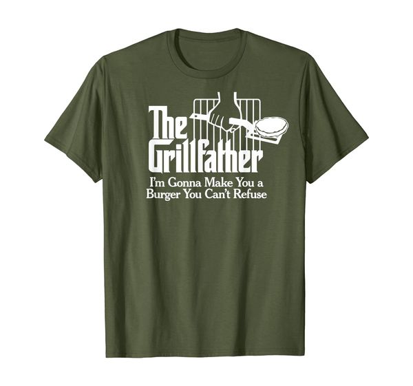the grillfather shirt bbq grilling - burger saying quote, White;black
the grillfather shirt bbq grilling - burger saying quote, White;black