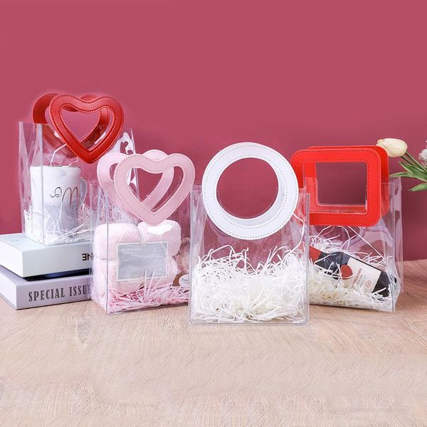 gift wrap 12pcs/pack arrive transparent heart-shaped portable pvc bag event party supplies birthday favours boxes
gift wrap 12pcs/pack arrive transparent heart-shaped portable pvc bag event party supplies birthday favours boxes