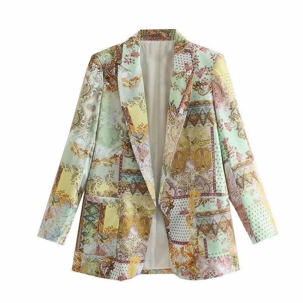 women's suits & blazers spring autumn women 2021 vintage floral printed blazer jackets elegant office lady long sleeve loose casual car, White;black
women's suits & blazers spring autumn women 2021 vintage floral printed blazer jackets elegant office lady long sleeve loose casual car, White;black