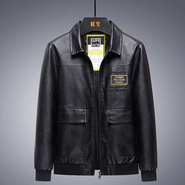 slim korean fashion handsome large winter motorcycle suit leather jacket men's, Black;brown
slim korean fashion handsome large winter motorcycle suit leather jacket men's, Black;brown