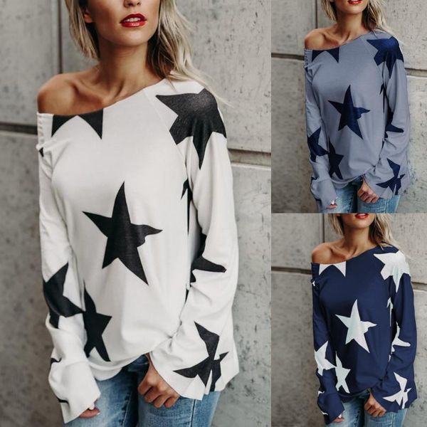 women's blouses & shirts women girl strapless star sweatshirt long sleeve crop jumper pullover fashion off-shoulder casual top, White
women's blouses & shirts women girl strapless star sweatshirt long sleeve crop jumper pullover fashion off-shoulder casual top, White