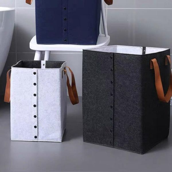 storage baskets 3 size portable felt basket with open buttons dirty clothes laundry foldable clothing bags kids toys organizer
storage baskets 3 size portable felt basket with open buttons dirty clothes laundry foldable clothing bags kids toys organizer