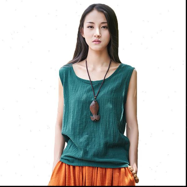 women tanks sleeveless o neck 2021 summer shirt new 9 color solid casual cotton linen vintage women clothes vest top, White
women tanks sleeveless o neck 2021 summer shirt new 9 color solid casual cotton linen vintage women clothes vest top, White