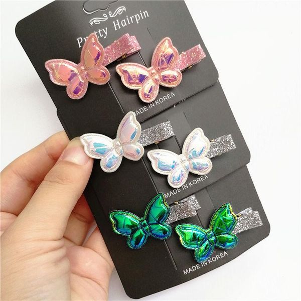 hair accessories retail 1set fashion glitter laser butterfly hairpins cartoon clips princess headwear for girls, Slivery;white
hair accessories retail 1set fashion glitter laser butterfly hairpins cartoon clips princess headwear for girls, Slivery;white