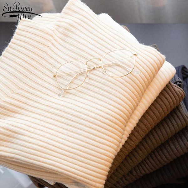 women's sweaters long sleeve white sweater women autumn winter turtleneck pullover casual black jumpers knitted 12122, White;black 
women's sweaters long sleeve white sweater women autumn winter turtleneck pullover casual black jumpers knitted 12122, White;black