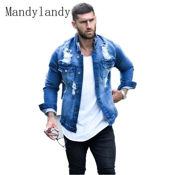 mandylandy women's casual hole denim jacket spring autumn long sleeve solid color single-breasted slim turn-down collar jacket, Black;brown
mandylandy women's casual hole denim jacket spring autumn long sleeve solid color single-breasted slim turn-down collar jacket, Black;brown