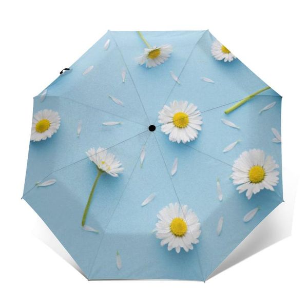 umbrellas wind resistant fully-automatic umbrella summer chamomile flowers on blue background rain 3 folding parasol travel car
umbrellas wind resistant fully-automatic umbrella summer chamomile flowers on blue background rain 3 folding parasol travel car