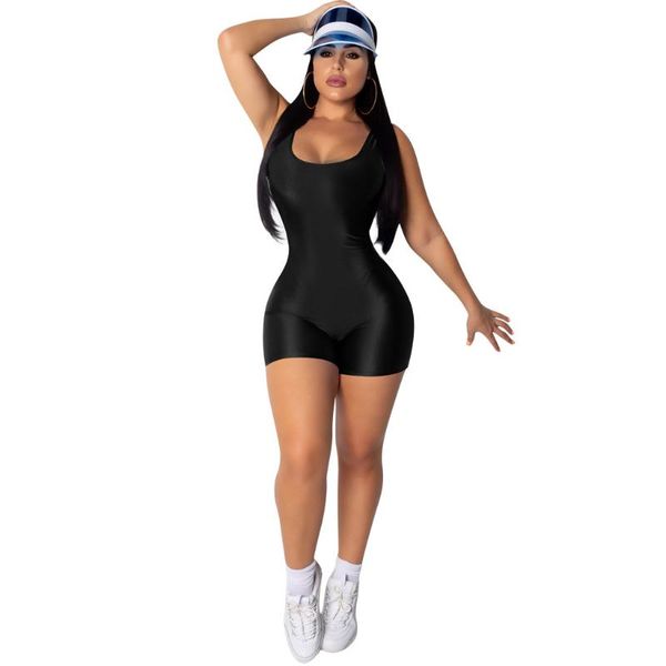 women's jumpsuits & rompers spring summer women jumpsuit bodycon playsuit bodysuit overalls plus size sleeveless solid beach, Black;white
women's jumpsuits & rompers spring summer women jumpsuit bodycon playsuit bodysuit overalls plus size sleeveless solid beach, Black;white